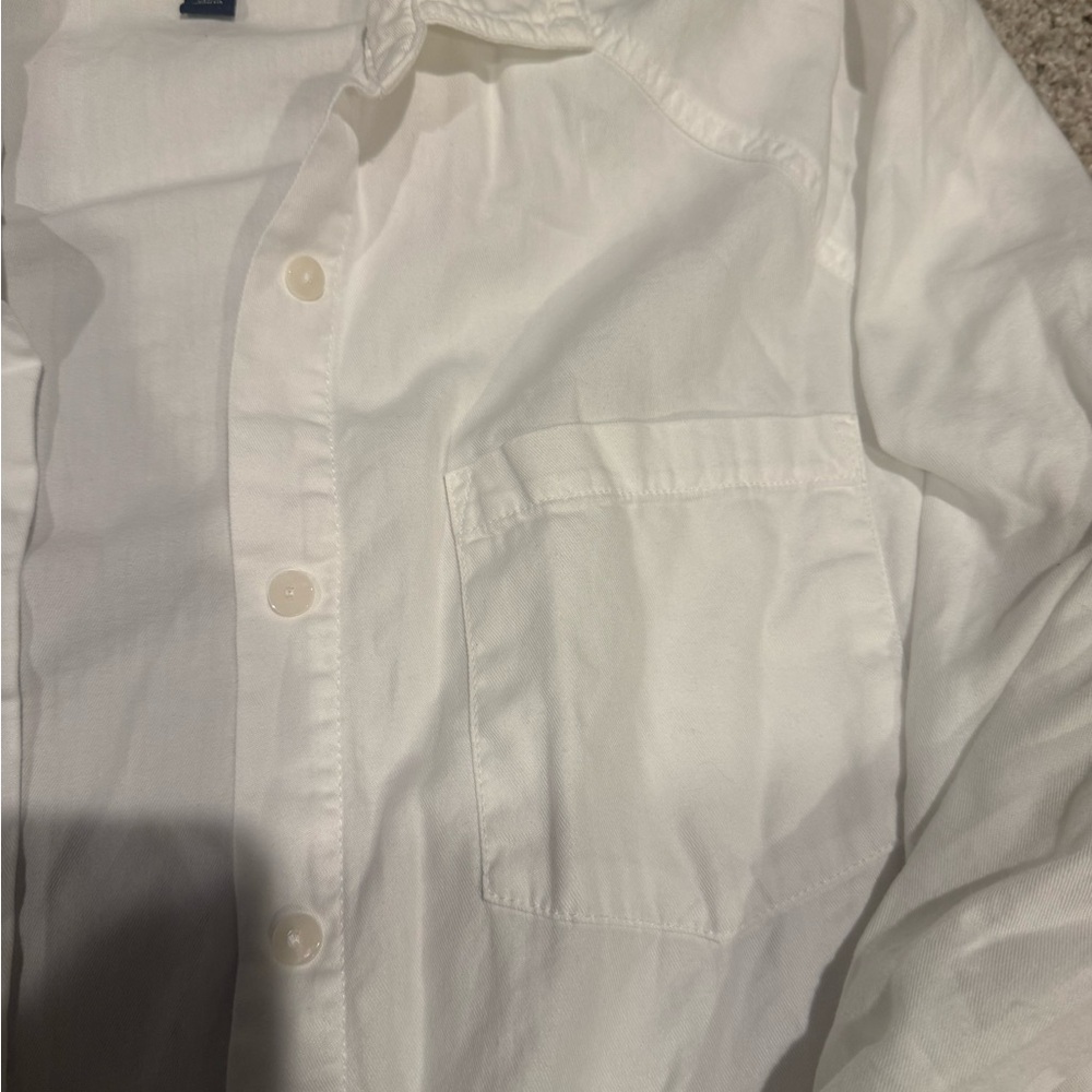 Universal Thread White Button Down Shirt - image 4